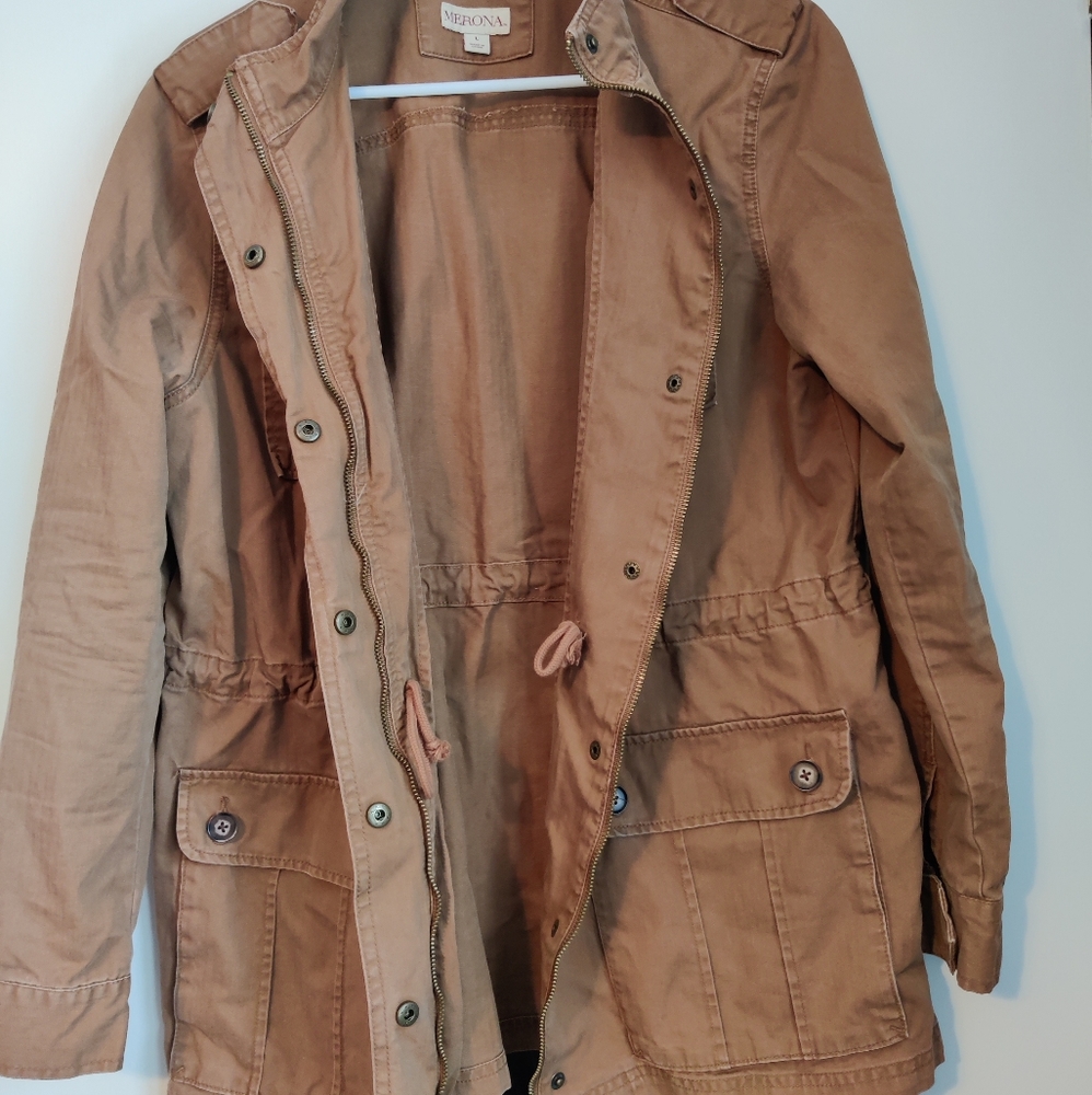 brown utility jacket